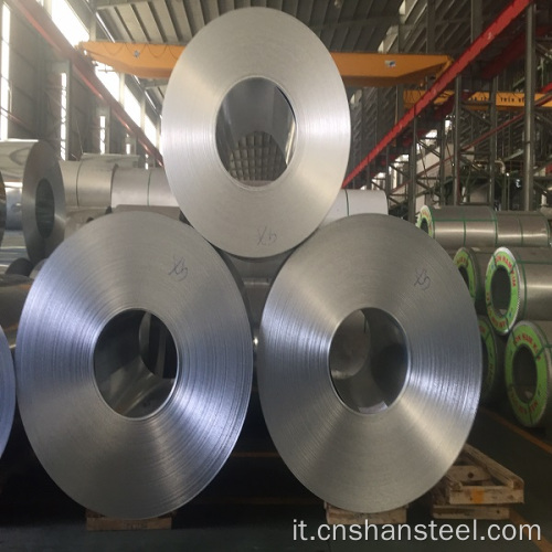 Coil galvanizzato in acciaio zincato con rivestimento a freddo.